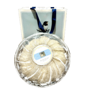 Hộp tròn tổ yến sấy lạnh 80g nguyên chất kèm túi quà sang trọng, yến sào dinh dưỡng bồi bổ sức khỏe, thích hợp chưng đường phèn.